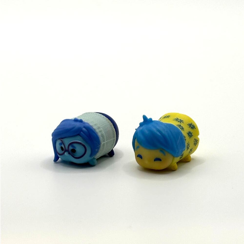 Disney Tsum Tsum Lot of 2 Small from Inside Out, EUC